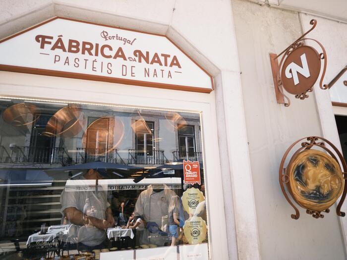 ファブリカ・デ・ナタの店舗外観