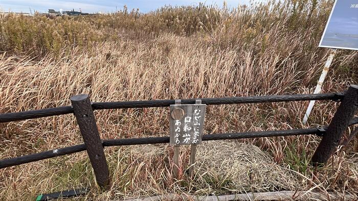 なぜ山に登るか日和山があるからと書かれた看板