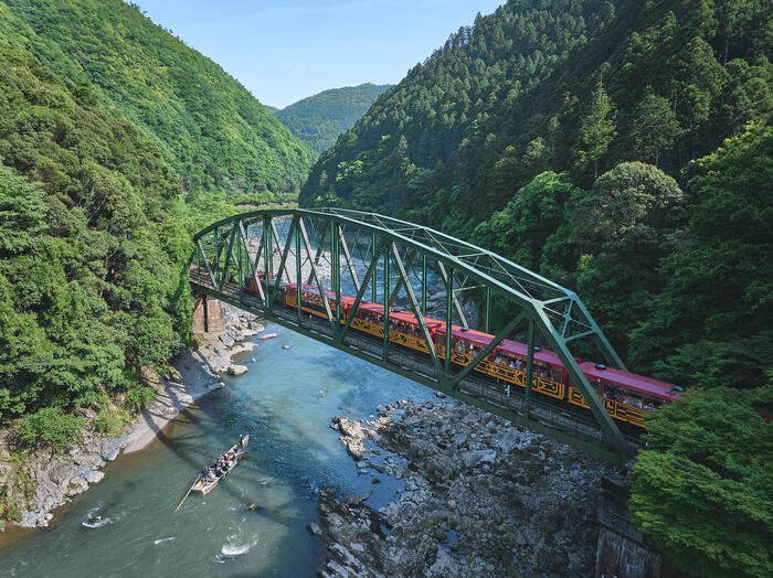嵯峨野観光鉄道　嵯峨野トロッコ列車　京都　嵯峨野観光鉄道株式会社