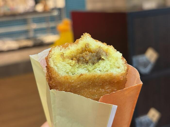 下呂カリーパンの断面