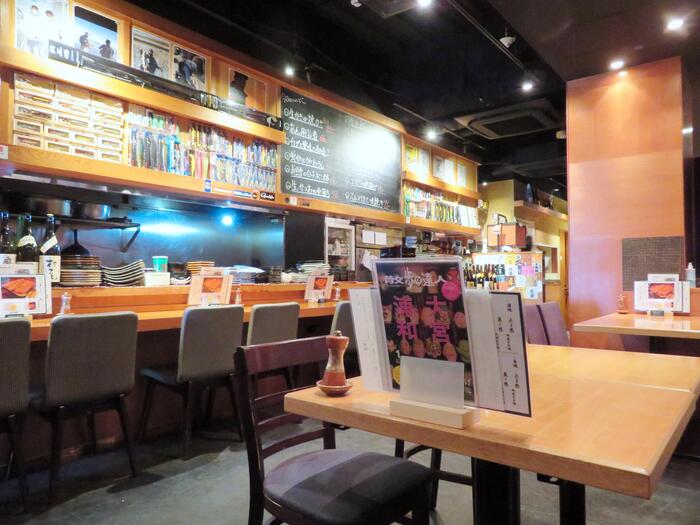 「瀧澤」の店内