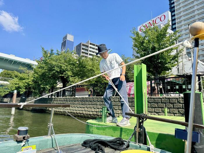 御舟かもめ　朝ごはんクルーズ　大阪市　農園・杉五兵衛