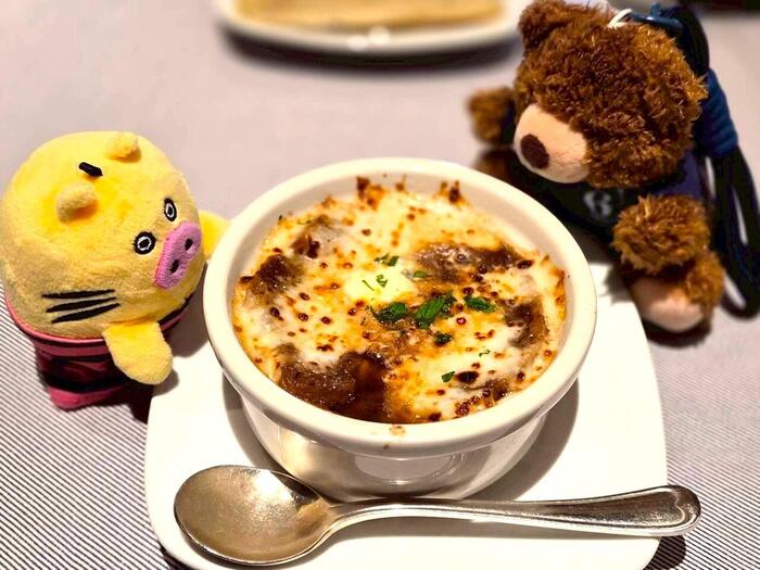 プリンセスクルーズ名物オニオングラタンスープ