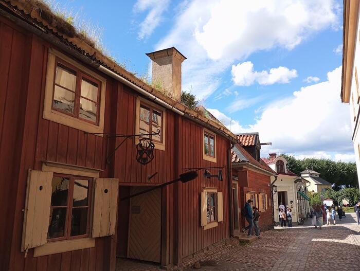 Stadskvarteretの1600年代からの建造物やお店