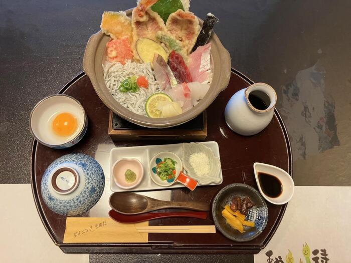 長州海鮮まぶし　萩の食べ比べ3種丼