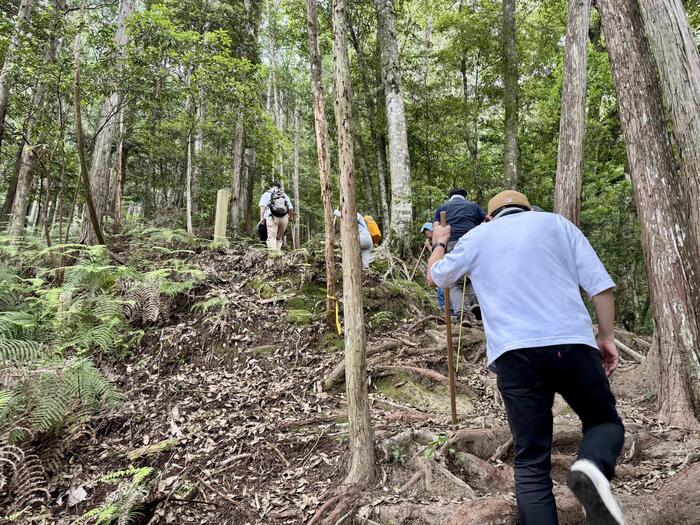 道普請　世界遺産　熊野古道　中辺路　大日越え　熊野本宮大社　大斎原　湯の峰温泉　湯の峯荘