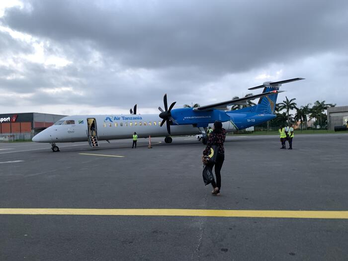 タンザニア国内移動で利用できる小型旅客機