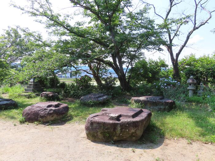 薬師寺の前身にあたる本薬師寺跡に残された金堂や塔の礎石