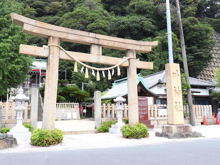 浦賀港の東側に鎮座する東叶神社