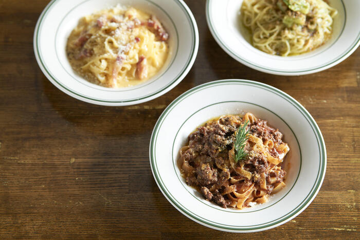 北海道産小麦を使用しもつもち食感に仕上げたLALA PASTAの自家製生パスタ