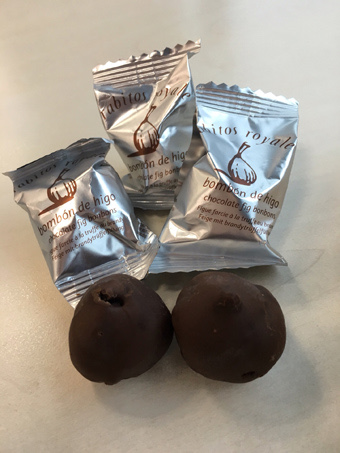 スペイン土産のいちじくチョコレート