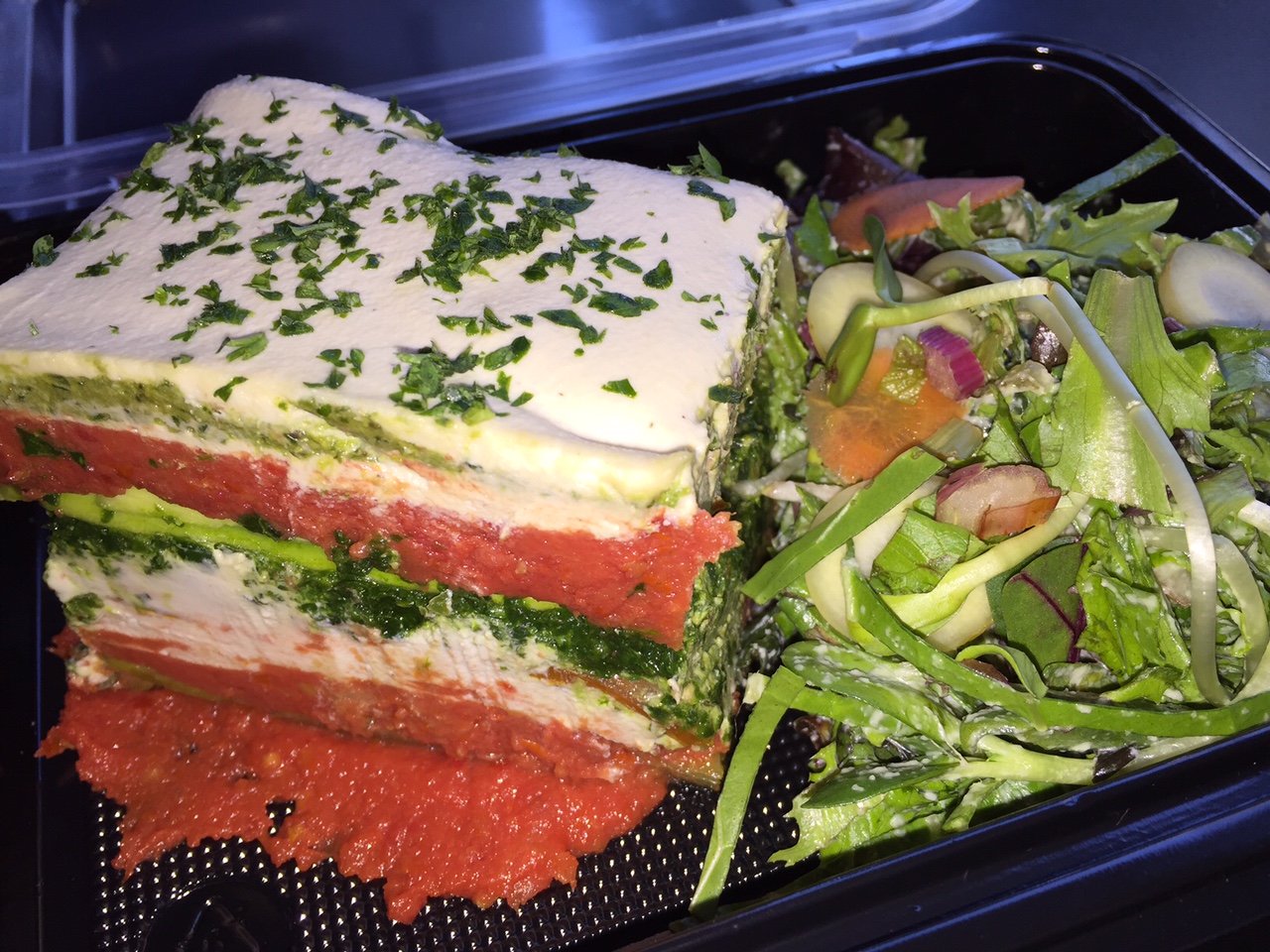  Living Lasagna,Local Green Salad