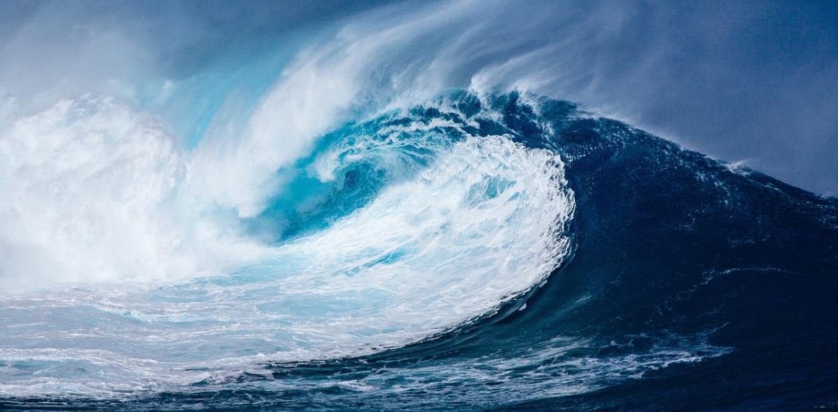 ハワイの海のモチーフ-波-Photo-by-Pixabay
