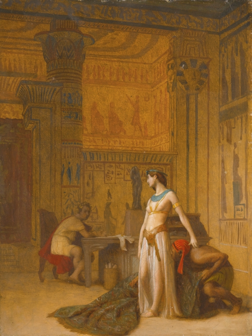 ジャン＝レオン・ジェローム作「Cleopatra and Caesar」