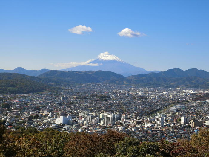 弘法山から見た富士山