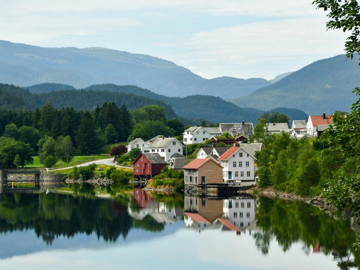 ノルウェーの村