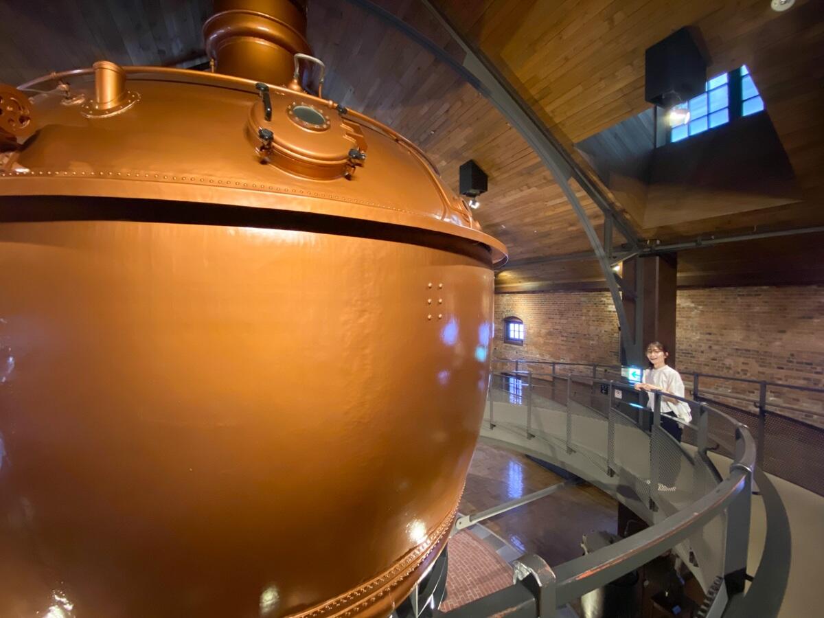 サッポロビール博物館の煮沸釜