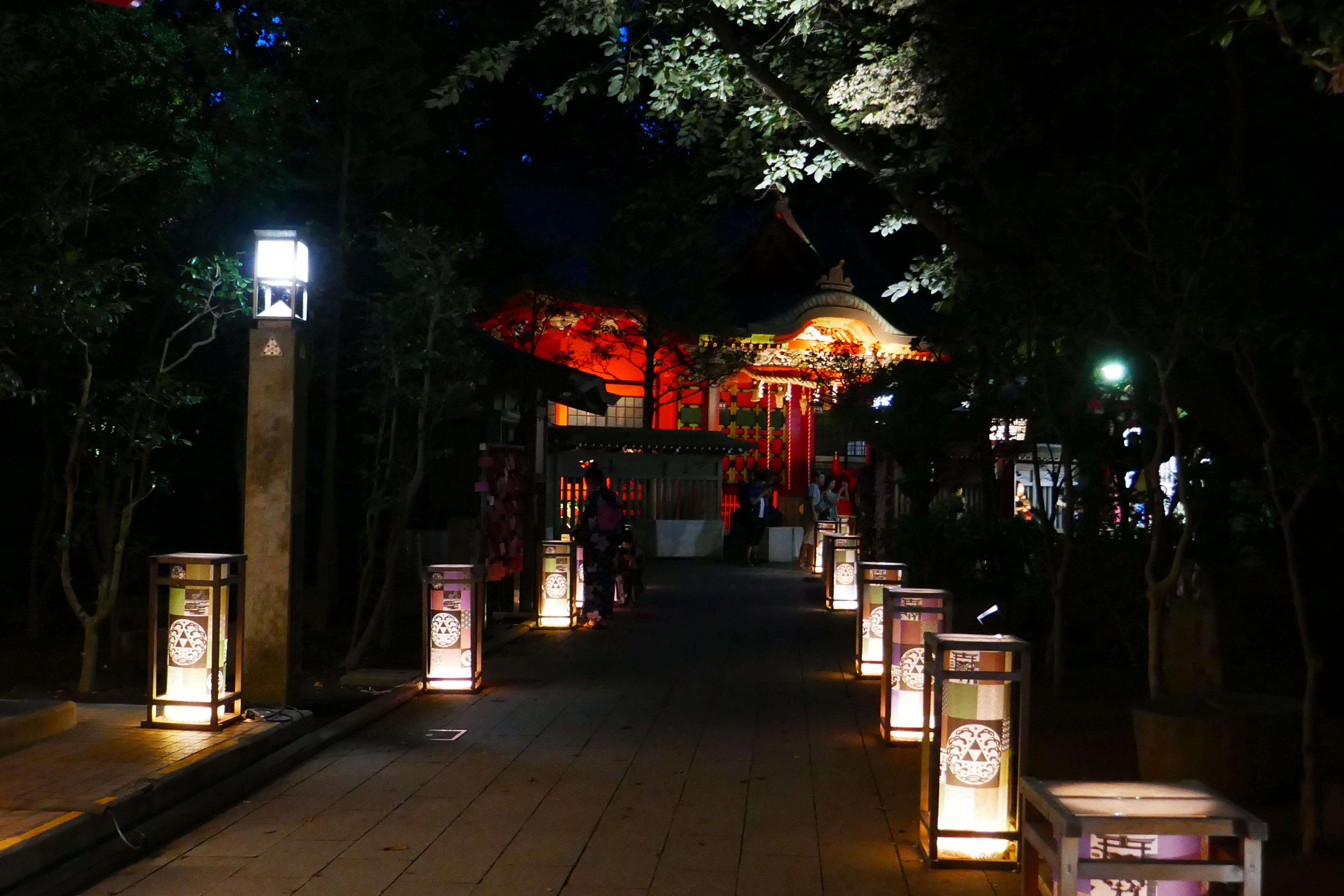 鎌倉観光のあとに 夏の夜を彩る幻想的なライトアップ たびこふれ