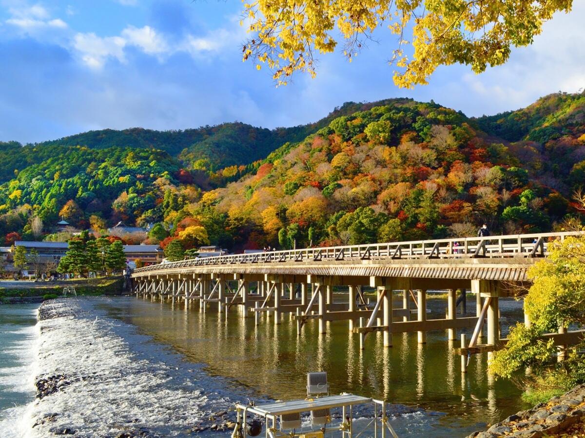 嵐山の渡月橋
